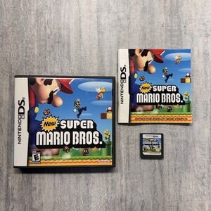 New Super Mario Bros. (Nintendo DS, 2006) CIB - Authentic Complete CIB Tested